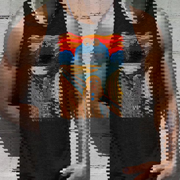 クッキー・マンチャーザ・スクリーム・ムンクモンスター・ジョーク タンクトップ 彼への贈り物