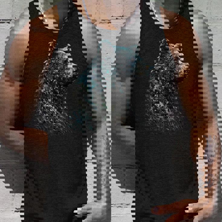 クマ、動物好き、動物クマ タンクトップ 彼への贈り物