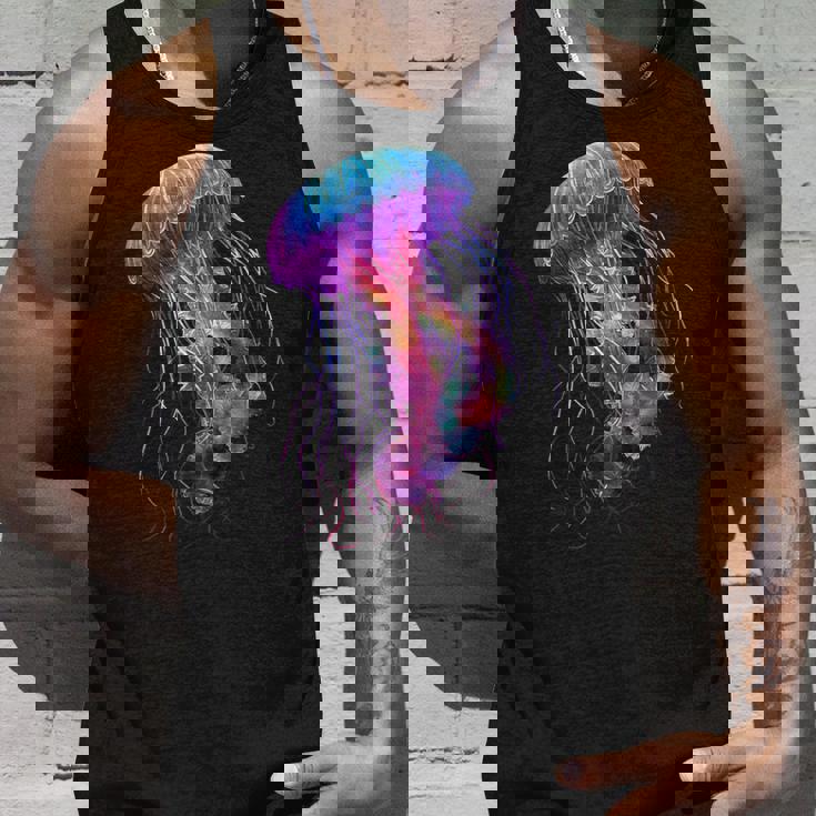 クラゲ 動物 モチーフ アート クラゲ タンクトップ 彼への贈り物