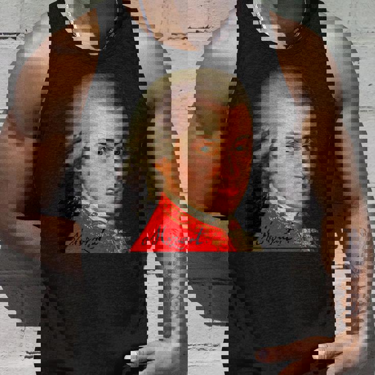 クラシック作曲家 ヴォルフガング・アマデウス・モーツァルト 1756-1791 タンクトップ 彼への贈り物