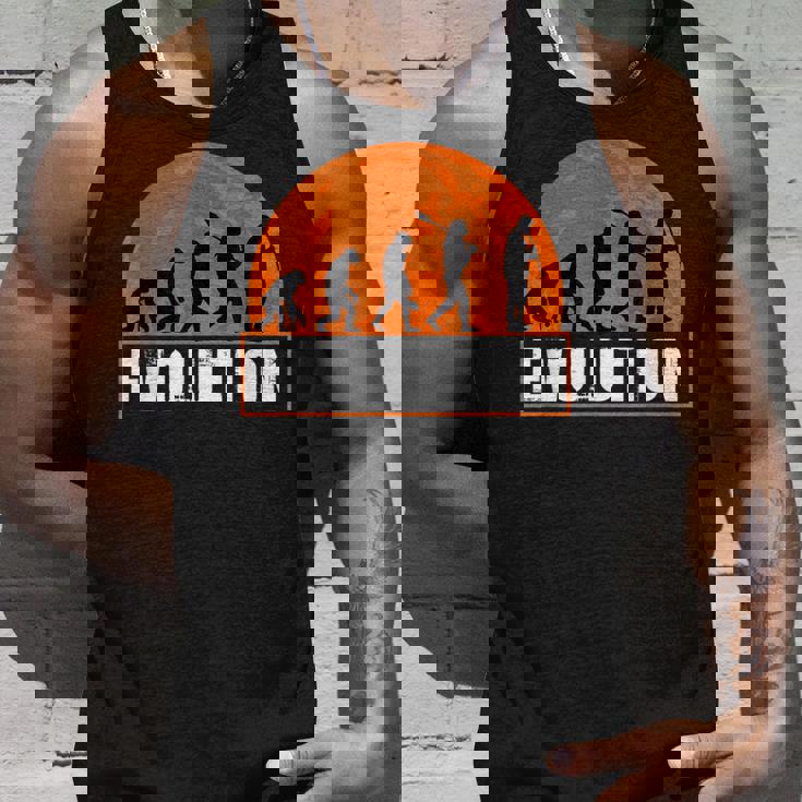 クラリネット奏者、面白いクラリネット 人類の進化 タンクトップ 彼への贈り物