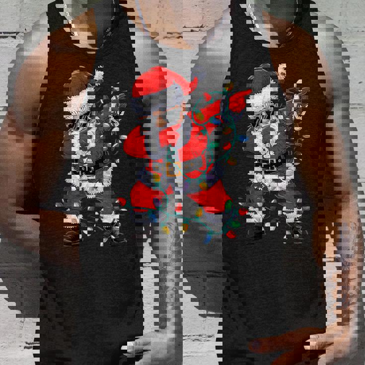 クリスマス サンタクロース ダビングダンス クリスマスライト 家族 タンクトップ 彼への贈り物