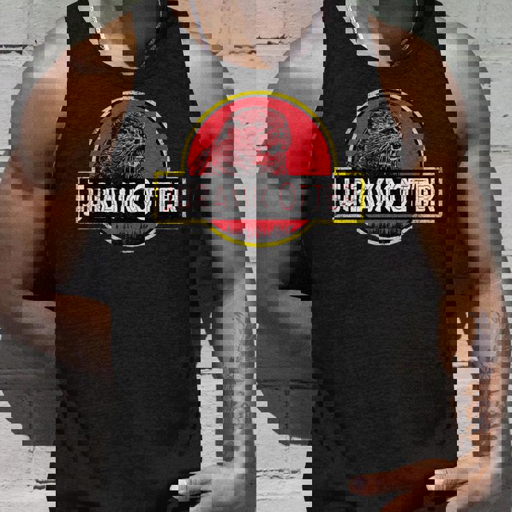 クリスマス用のかわいくて楽しいカワウソ。 タンクトップ 彼への贈り物