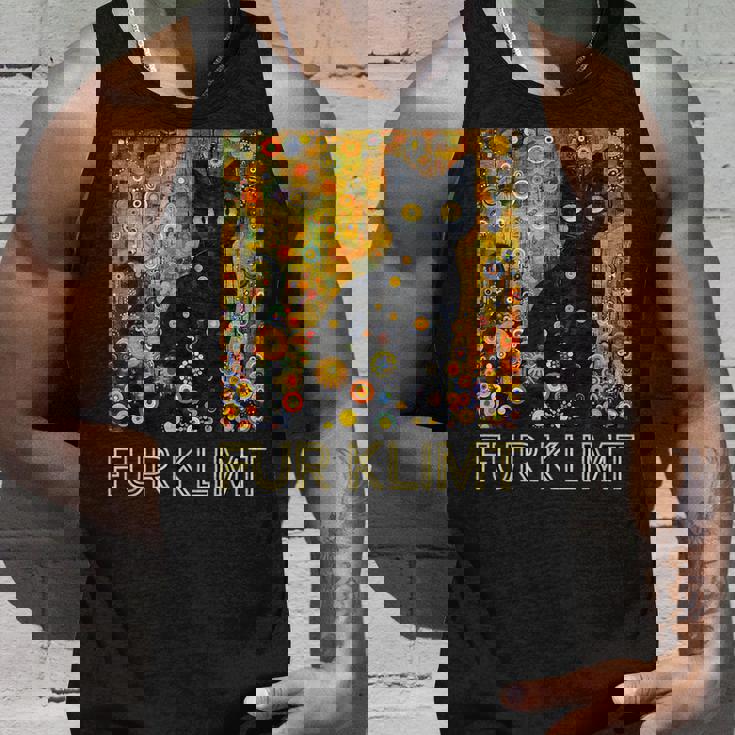 クリムト絵画の黒猫、猫好き、アーティスト美術学生 タンクトップ 彼への贈り物