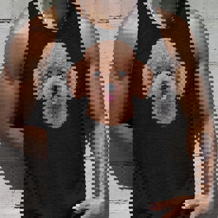 クリーム トイプードル 犬 いぬ 顔 タンクトップ 彼への贈り物