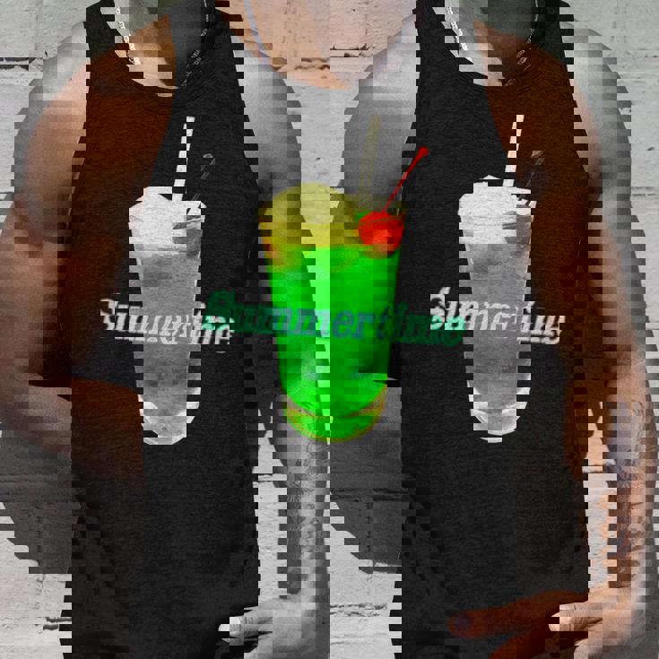 クリームソーダ・夏【 サマータイム 】メロンソーダ 緑 リゾート・夏 大好き 昭和 レトロ タンクトップ 彼への贈り物