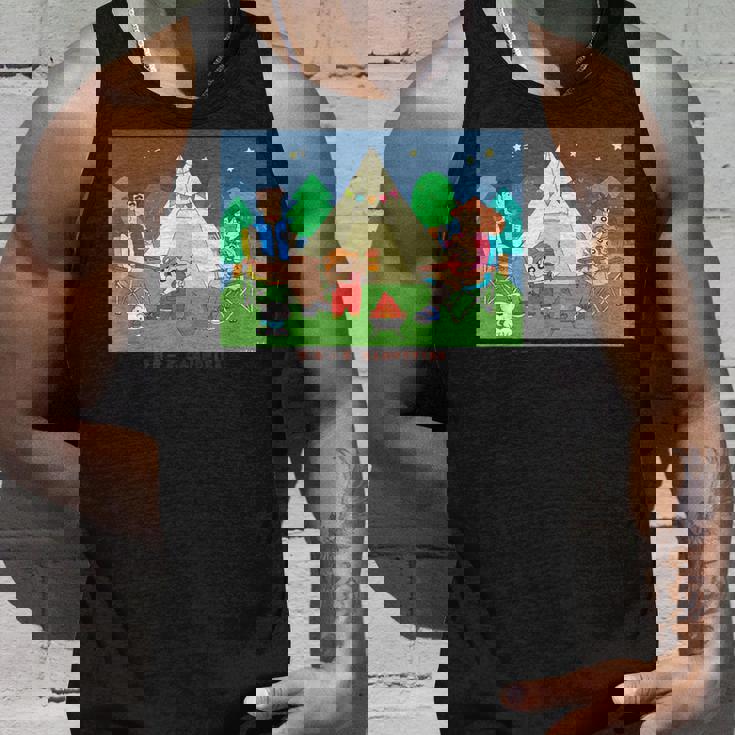 クレヨンしんちゃん 野原一家キャンプファイヤー 集合 タンクトップ 彼への贈り物