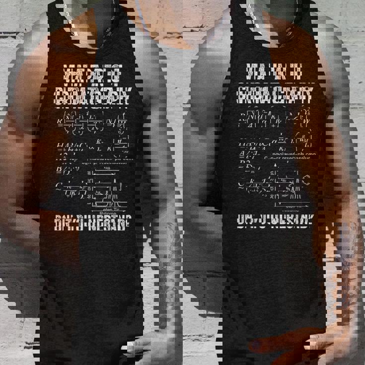 クロマトグラムとフォーミュラでクロマトグラフィーを理解する タンクトップ 彼への贈り物