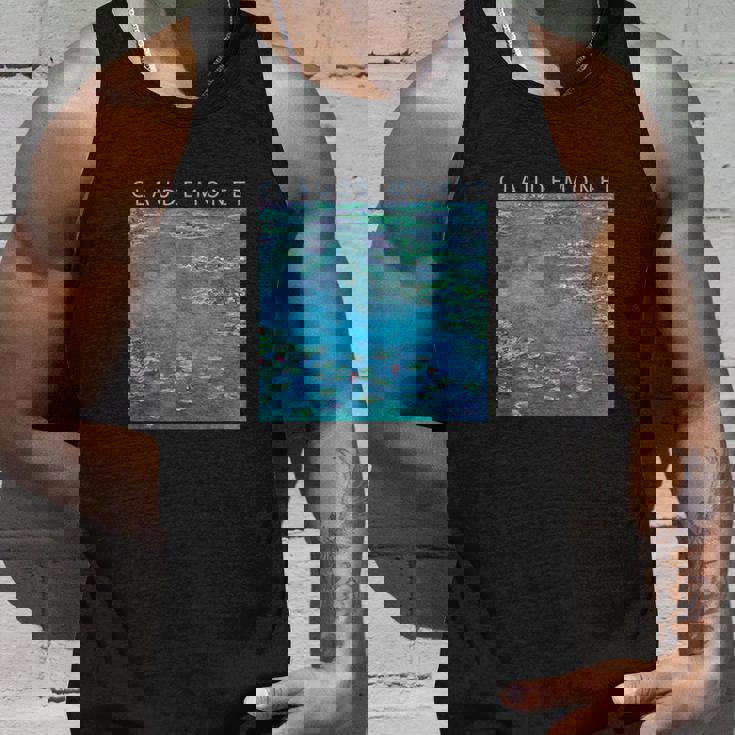 クロード モネ 面白いtシャツ 睡蓮 印象派 絵画 アート メンズ レディース 面白い 服 美術 油彩画 タンクトップ 彼への贈り物