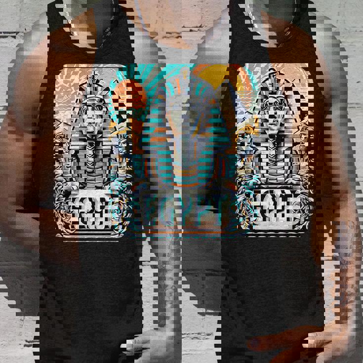 クールなエジプトスフィンクス旅行コスチュームエジプトのお土産。 タンクトップ 彼への贈り物