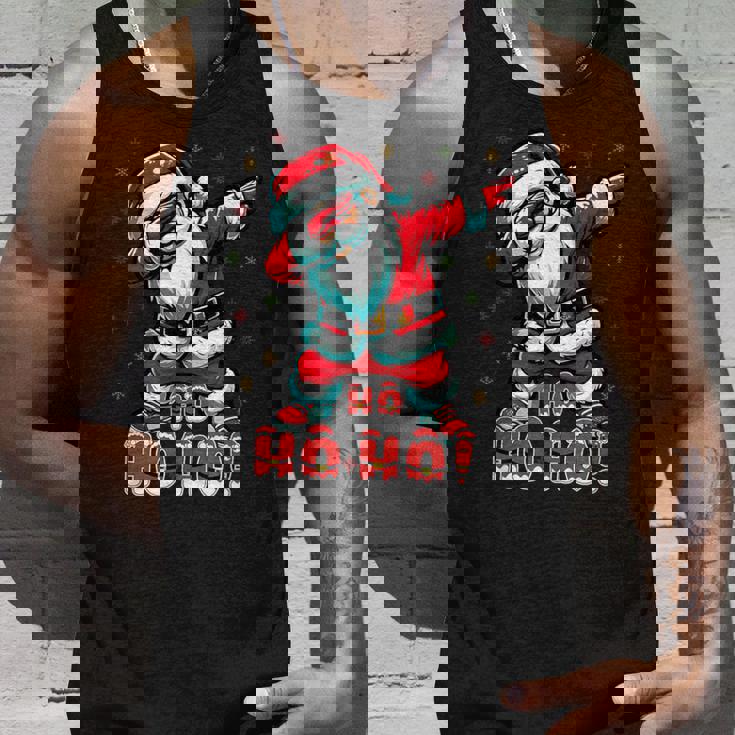 クールなサンタクロースダブダンシング クリスマス 面白いクリスマスダビング タンクトップ 彼への贈り物