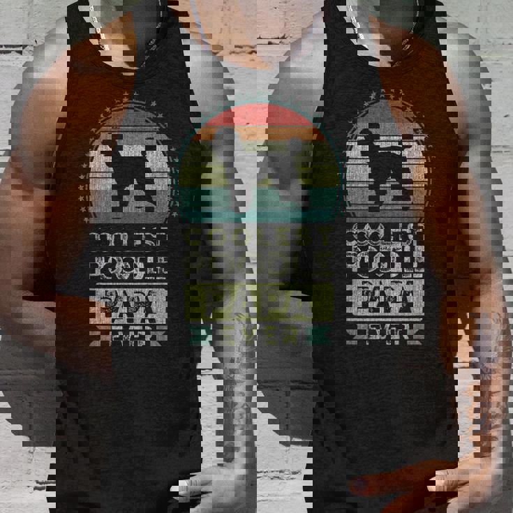 クールなプードル・パパ、父の日 タンクトップ 彼への贈り物