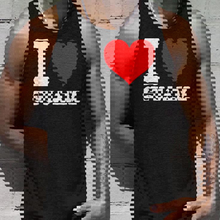 グアム I Heart Guam I Love Guam タンクトップ 彼への贈り物