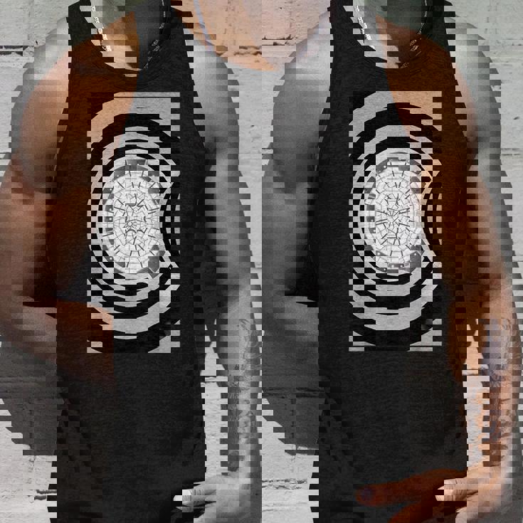 グッゲンハイム美術館 建築愛好家 ブラック&ホワイトデザイン タンクトップ 彼への贈り物