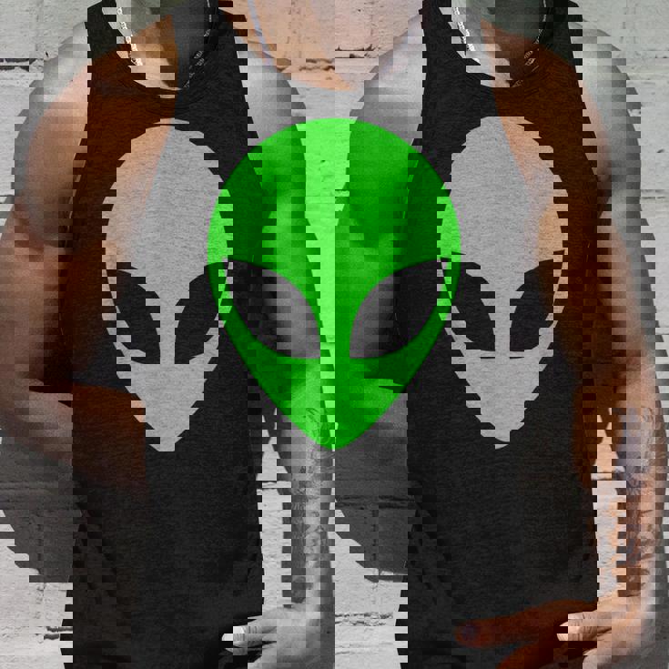 グリーンエイリアンヘッドアパレル 90年代スタイル ファニー エイリアン タンクトップ 彼への贈り物