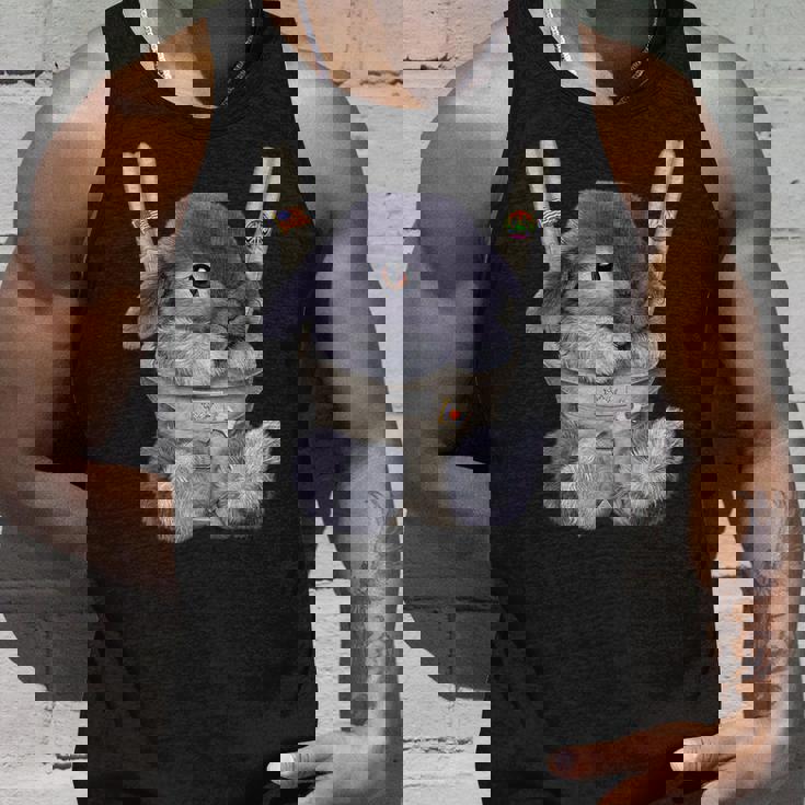 グレー 兎 うさぎ 抱っこ 抱っこ紐 タンクトップ 彼への贈り物