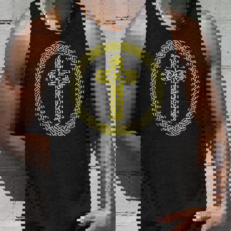 ケルト十字架 キリスト教 聖書 神 信仰 イエスキリスト タンクトップ 彼への贈り物