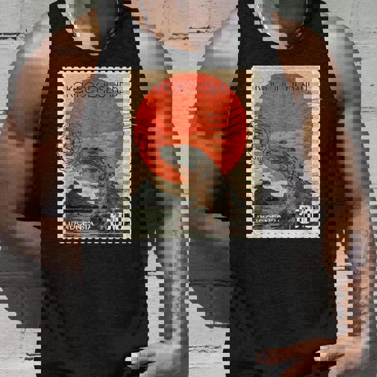 コモド島インドネシアコモドドラゴン タンクトップ 彼への贈り物