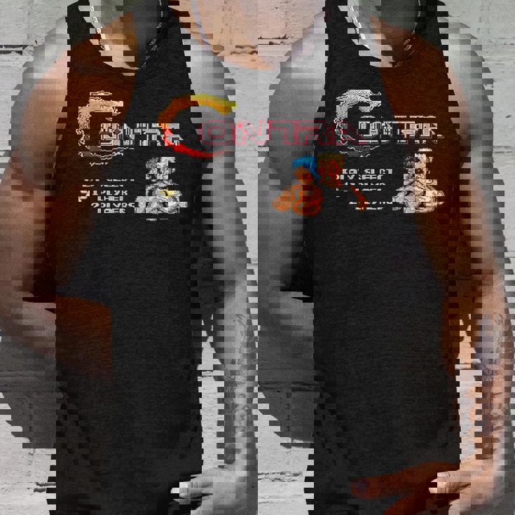 コントラ タイトル スクリーン レトロ ゲーマー ピクセル ウォリアー クラシック ゲーム タンクトップ 彼への贈り物