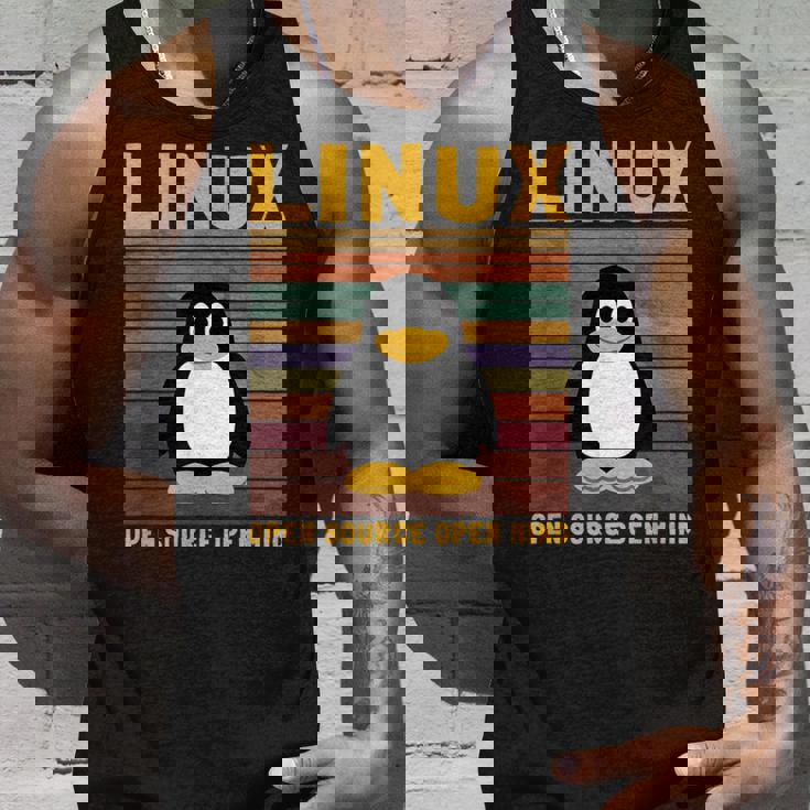 メンズ コンピューター オタク Linux ルートペンギン タックス 言葉 ギフト タンクトップ 彼への贈り物