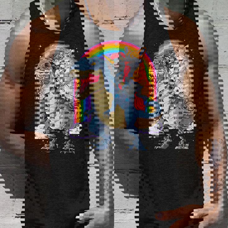 コーギー ユニコーン 恐竜 レックス キッズ ガールズ レインボー ギフト タンクトップ 彼への贈り物