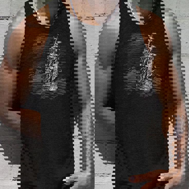 コース上の帆船 タンクトップ 彼への贈り物