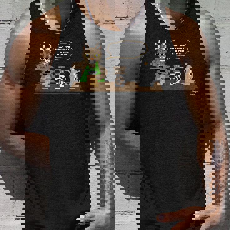 コーヒーいかが？ 猫 コーヒー タンクトップ 彼への贈り物