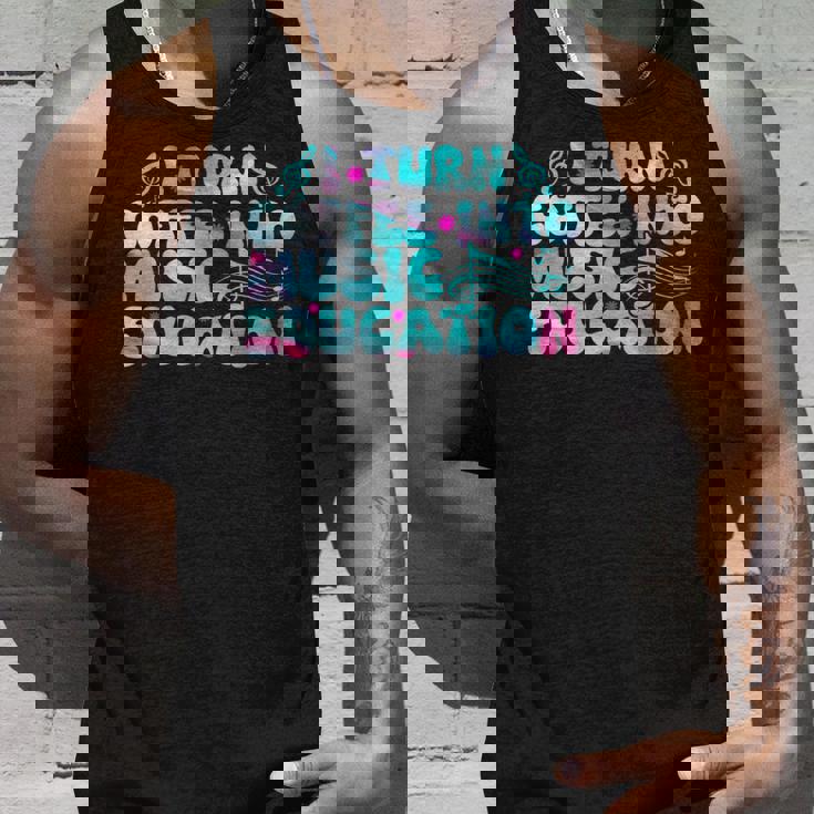 コーヒーを音楽教育学校の先生に変える タンクトップ 彼への贈り物