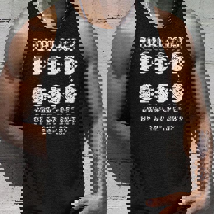 コーヒーカップをドーナツに変える面白いトポロジー 数学の先生 タンクトップ 彼への贈り物