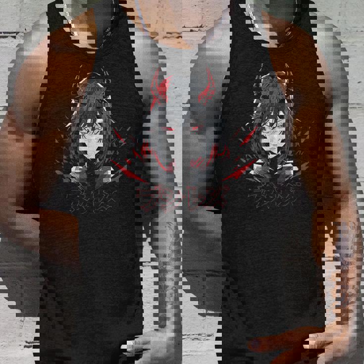 ゴシック アニメ 鬼 わいふ かわいい 日本 漫画 ヴェイパーウェーブ タンクトップ 彼への贈り物