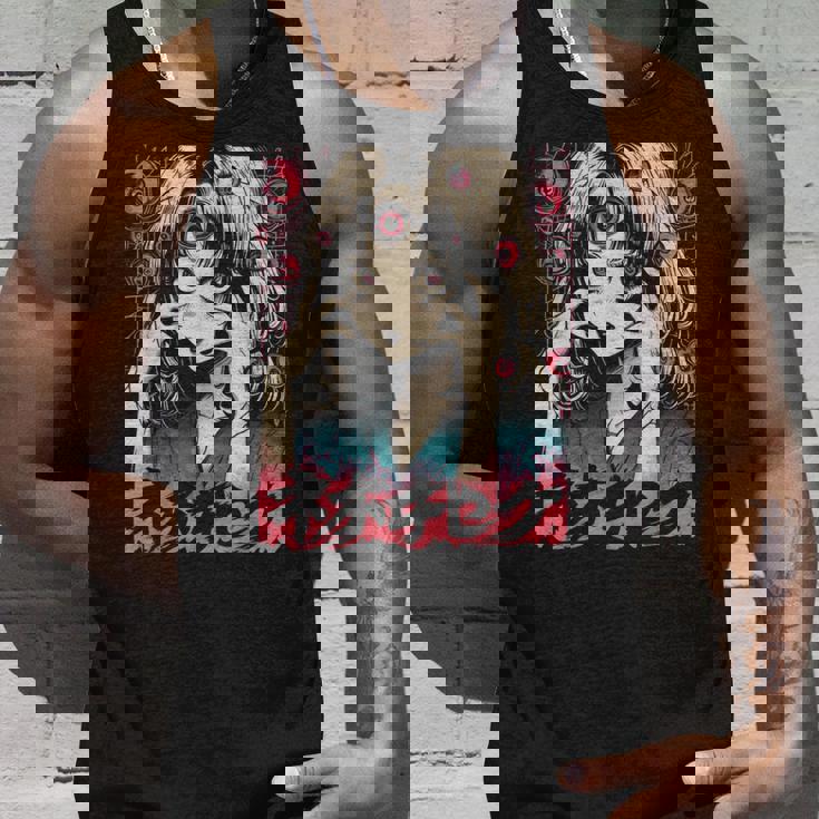 ゴス グランジ 鬼 アニメ 少女 ワイフ ホラー オルト 美学 タンクトップ 彼への贈り物