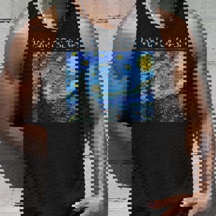 ゴッホ 面白いtシャツ おもしろ アート 星月夜 印象派 絵画 メンズ レディース 面白い 服 美術 ネタ タンクトップ 彼への贈り物