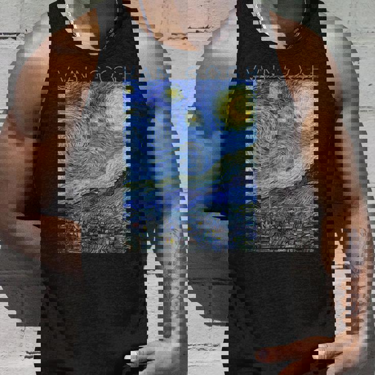 ゴッホ星月夜 タンクトップ 彼への贈り物