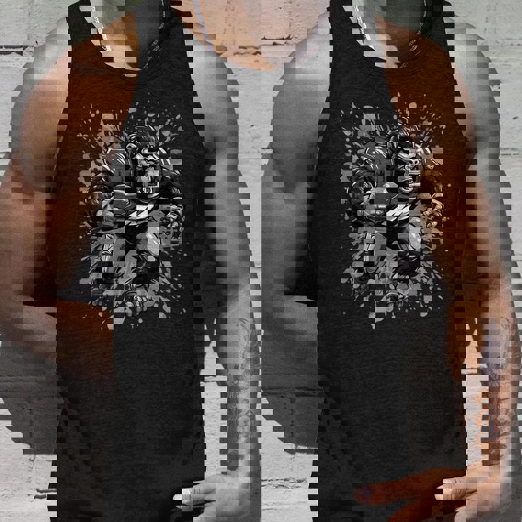 ゴリラ アメフトスポーツ タンクトップ 彼への贈り物