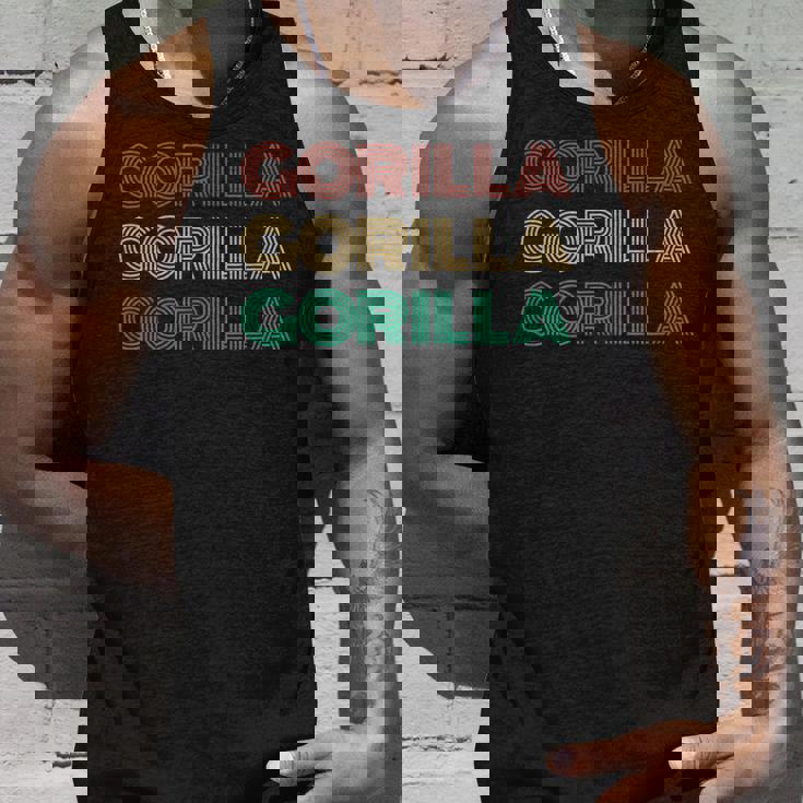 ゴリラ 学名 Gorilla Gorilla Gorilla 生物学 亜種 分類 ニシローランドゴリラ 猿 さる サル タンクトップ 彼への贈り物