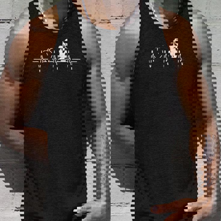 ゴリラのクールなハートビートデザイン。 タンクトップ 彼への贈り物