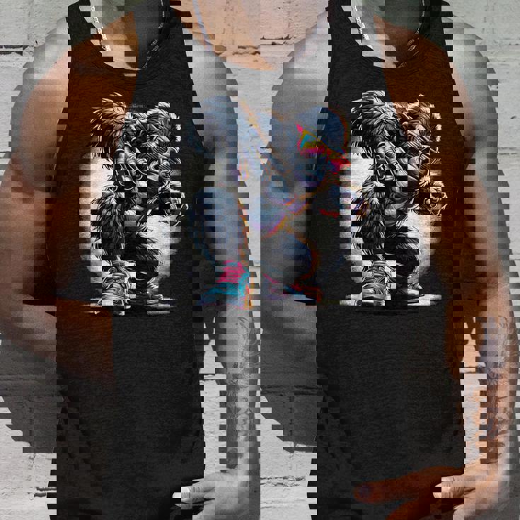 ゴリラ・サングラス サングラスをかけたゴリラ ゴリラ・モンキー タンクトップ 彼への贈り物