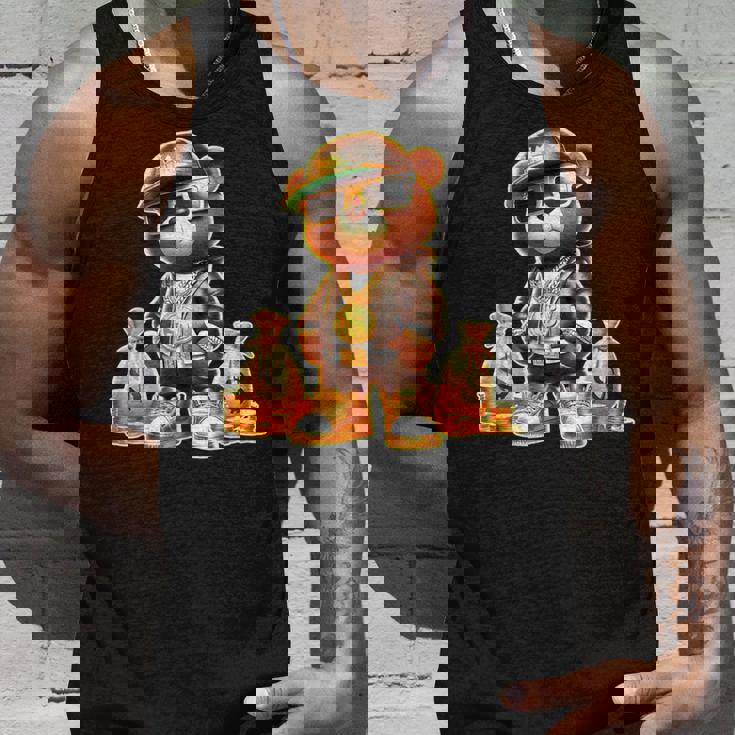 ゴールデンテディベア ボスマネーバッグ ゴールデンコイン&チェーン タンクトップ 彼への贈り物