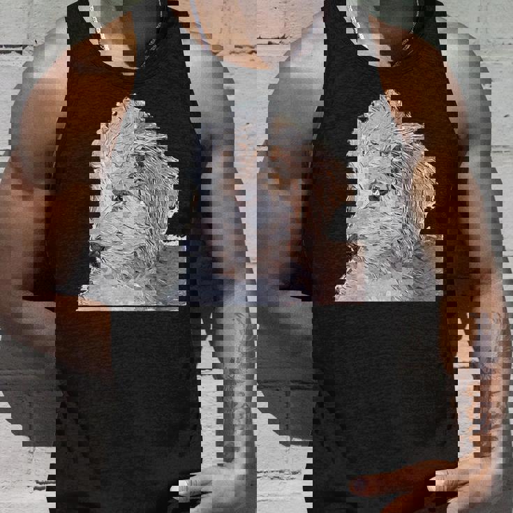 ゴールデンドゥードル 犬 ペット 動物 グラフィック かっこいい おもしろい かわいい タンクトップ 彼への贈り物