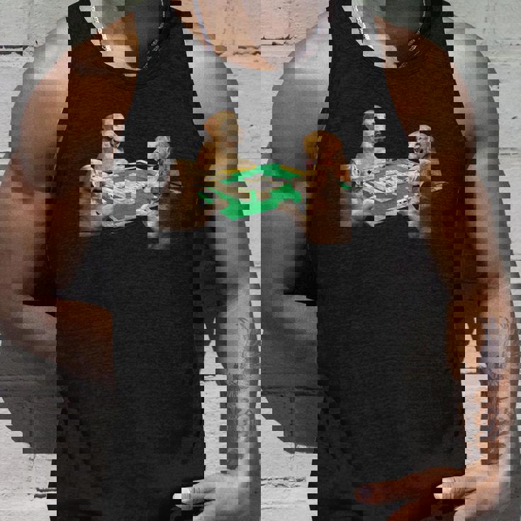 ゴールデンレトリバー イヌ 麻雀 面白いtシャツ 犬 メンズ おもしろ 面白い 服 おもしろグッズ ネタ タンクトップ 彼への贈り物