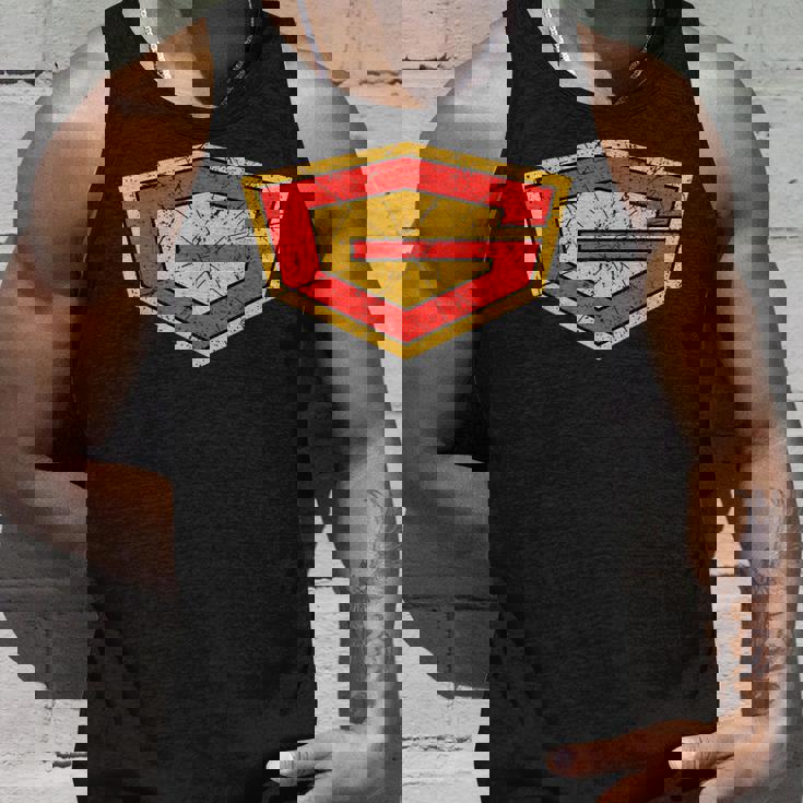 サイエンス忍者チーム ガッチャマン ビンテージアニメーションシリーズロゴ タンクトップ 彼への贈り物