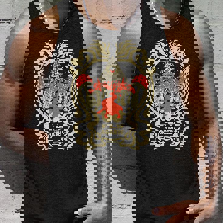 サイケデリック キノコ フライ 寒天 レイビング フェスティバル パーティー 行楽 タンクトップ 彼への贈り物