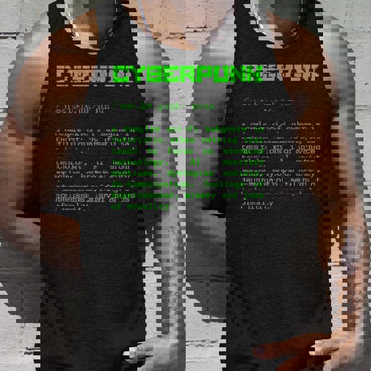 サイバーパンクの単語定義 タンクトップ 彼への贈り物