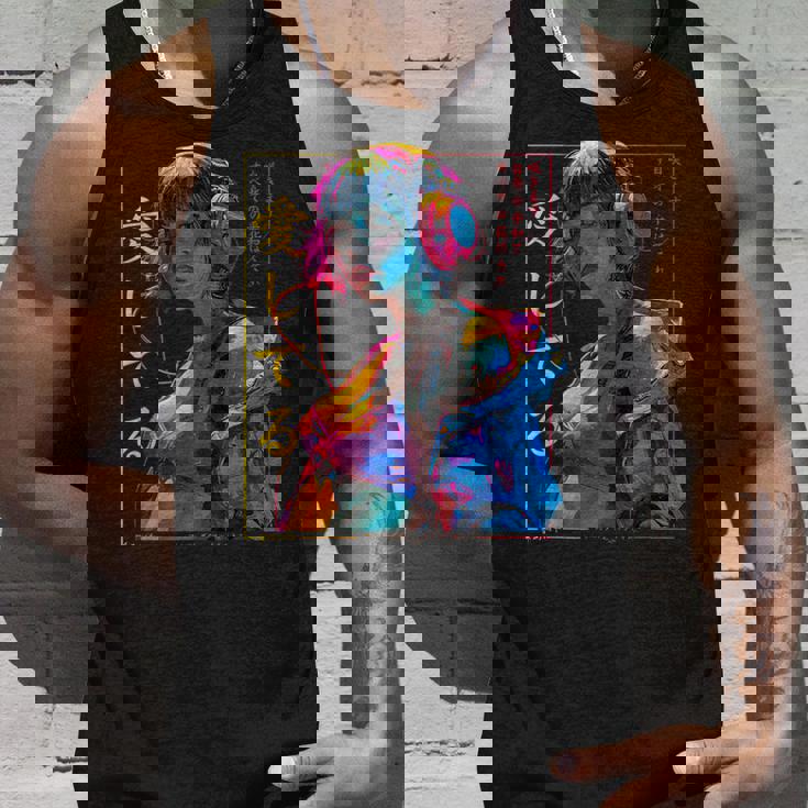 サイバーパンク・アニメ・ガール タンクトップ 彼への贈り物