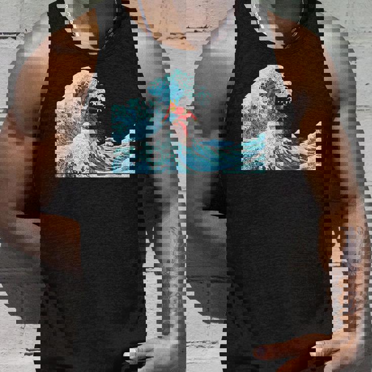 サムライサーフィン神奈川大波-クールサーファー タンクトップ 彼への贈り物