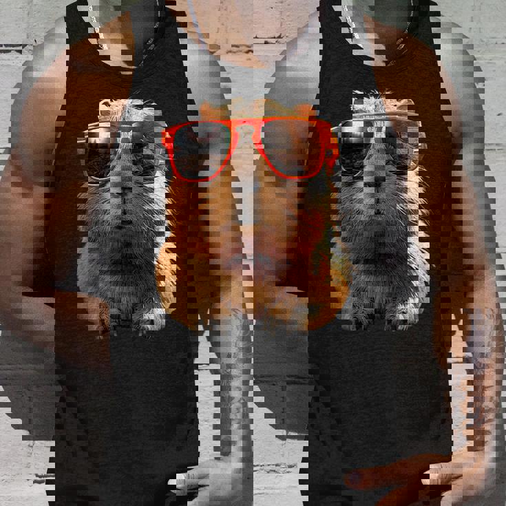 サングラスをかけたカピバラ Be Capy カピバラ げっ歯類 Capybara タンクトップ 彼への贈り物