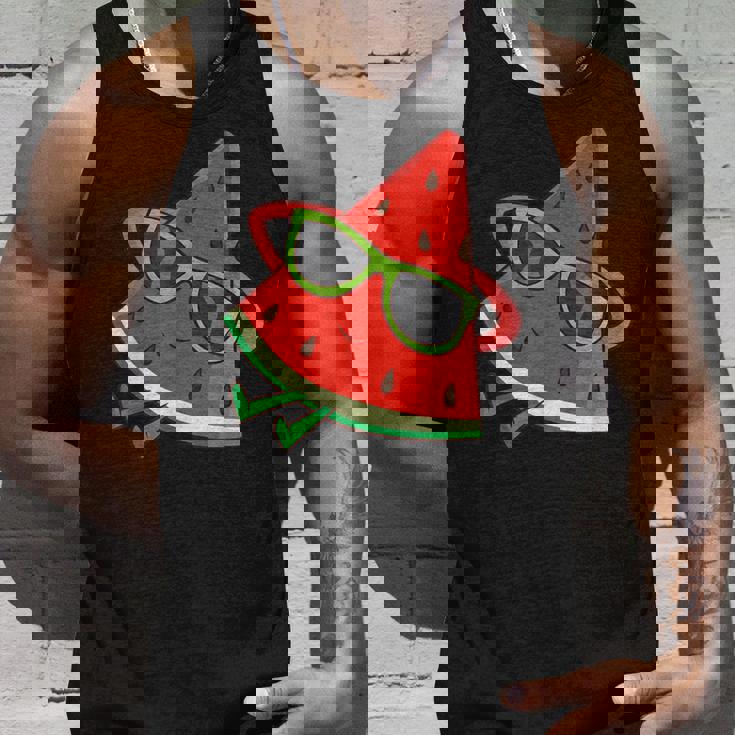 サングラス面白いスイカとスイカの夏のメロン タンクトップ 彼への贈り物