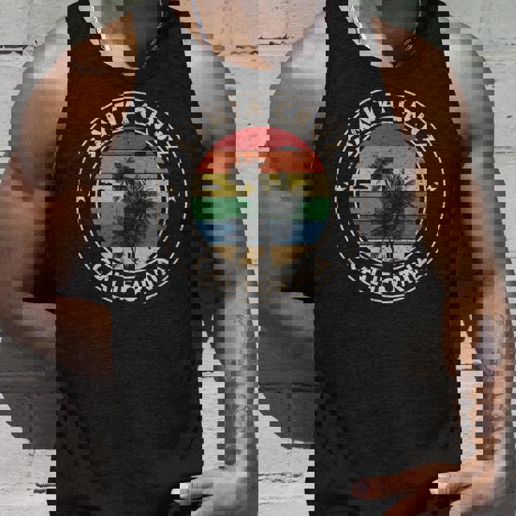 サンタクルーズ カリフォルニア レトロ ヴィンテージ サンセット タンクトップ 彼への贈り物