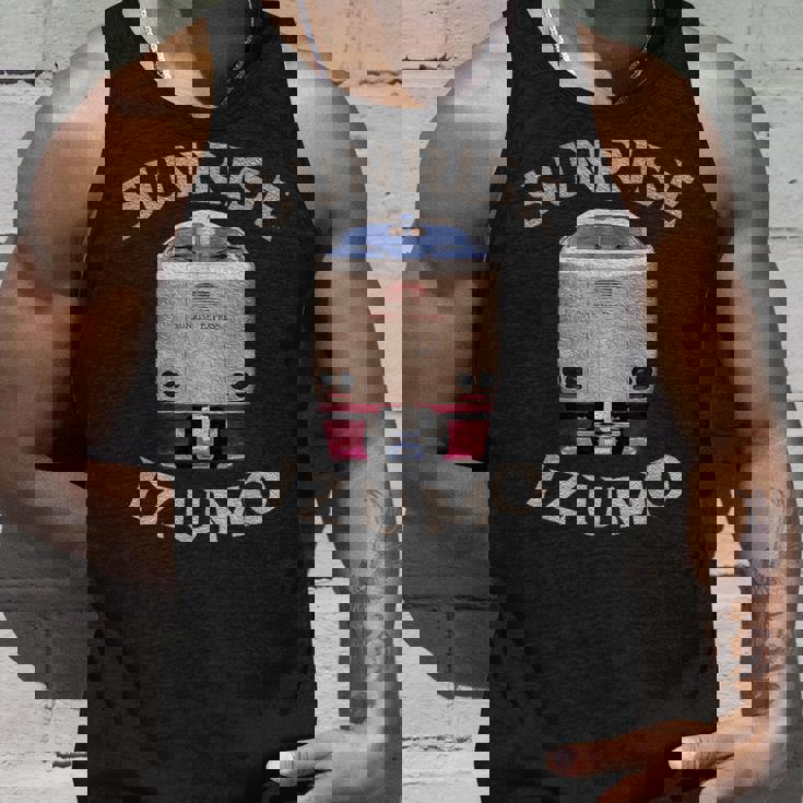 サンライズエクスプレス 出雲電車 日本 東京 岡山 出雲 タンクトップ 彼への贈り物