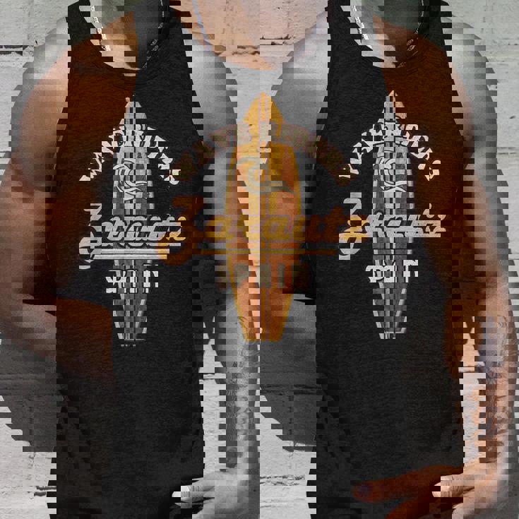 サーフ ザラウツ スペイン サーフィン バケーション タンクトップ 彼への贈り物